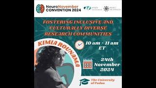 Kimia Rounama - Fostering Inclusive and Culturally Diverse Research Communities