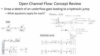 CE 331 - Class 30 (2 May 2019) Open Channel Design