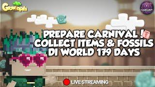 COLLECT ITEMS DI WORLD 179DAYS! BERAPA BANYAK PROFIT PEMULA HARI INI ? | ZONE GROWTOPIA