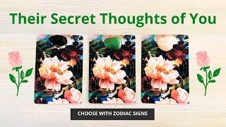 ‍️THEIR SECRET THOUGHTS OF YOU PICK A CARD  LOVE TAROT READING  TWIN FLAMES  SOULMATES