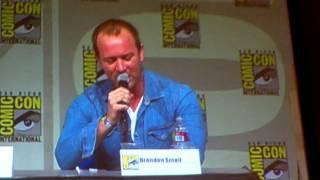 Brandon Small doing voices at Comic Con 2010