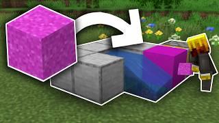 EASY CONCRETE POWDER to CONCRETE Minecraft Bedrock 1.21!