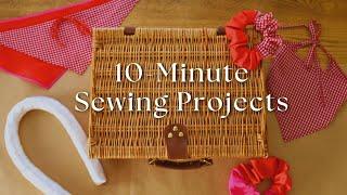 10 Minute Sewing Projects! Cute & Fun Weekend Sewing Projects