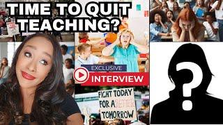 TIME TO QUIT TEACHING? Toxic Student Behaviors, District Corruption, No Respect & Strike Retaliation