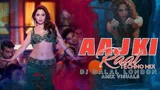 Aaj Ki Raat  | Tamanaah | Bolly Techno |  Remix | DJ Dalal London | Stree 2 | Bollywood Techno Music