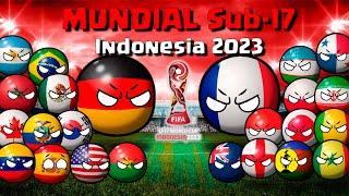 MUNDIAL SUB-17 DE INDONESIA 2023 COUNTRYBALL