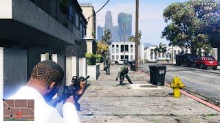 GTA V Vagos Gang Takedown + Police Shootout 10 Star Wanted Level Escape(RDE 4.0.1 Expansion)