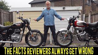 Royal Enfield Classic 350-V- Bullet 350. why reviewers always get it WRONG!