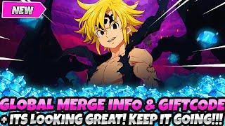 *LET'S GOOOOOO!* GLOBAL MERGE INFO + GIFT CODE!! + IT'S LOOKING GREAT! (7DS Grand Cross 5.5 Festival