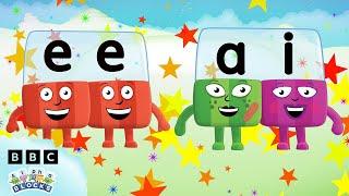 Letter Teams - AI and EE | Phonics for Kids Learn to Read | @officialalphablocks