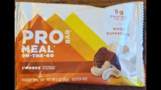 ProBar Meal On-the-Go S'mores ProBar Meal Bar Review