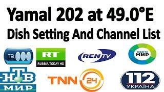 Yamal 202 at 49.0°E Dish Setting Channels List Ren Tv OK ?