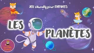 LES PLANÈTES 🪐 Jeu éducatif Quiz pour Enfants  Primaire 4-7 ans