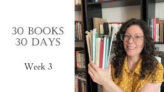 30 Books in 30 Days Reading Update 3