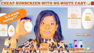 CHEAP SUNSCREEN NO WHITE CAST |Dr Rashel Anti-aging Sunscreen spf 60 Review +Best Sunscreen for Face