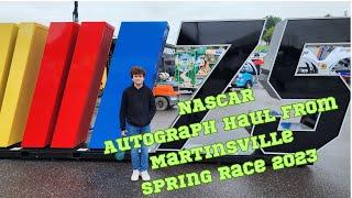 Martinsville NASCAR Spring Race 2023 autograph collecting