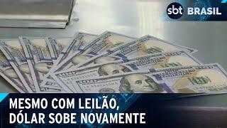 Dólar volta a subir e fecha a R$ 6,17, mesmo após leilões do Banco Central | SBT Brasil (26/12/2024)