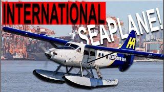 CROSSING THE BORDER in a SEAPLANE! | Harbour Air Seattle to Vancouver