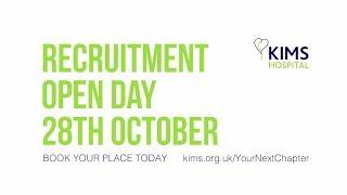 KIMS Hospital Clinical Recruitment Open Day - 28th October 2017