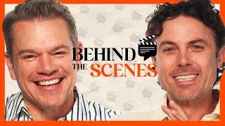 Matt Damon & Casey Affleck Curse Like True Bostonians | Behind the Scenes