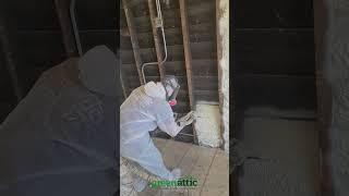 Once you feel the difference spray foam insulation makes, there's no going back!