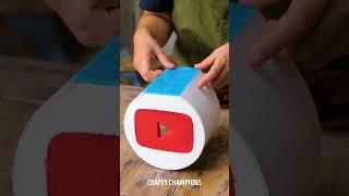 Turn a YouTube Button into a Creative Toilet Paper Case! 