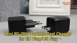 PD 20W Mini Portable Fast Charger or EU Plug/US Plug