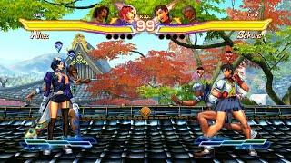 Alisa & Christie vs Sakura & Elena! Wild AI Skirmish!