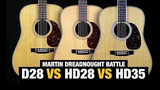 Martin D28 vs HD28 vs HD35 - What's the Best Rosewood Martin Dreadnought?