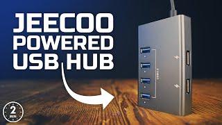 $25 BUDGET USB 3 POWERED HUB?! | Jeecoo Powered USB Hub // 2-Min Review ep. 008