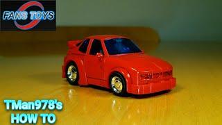 TMan978's How To Transform Fans Toys Parkour to Car & Robot Mode