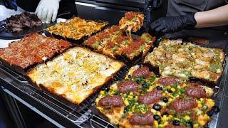 한달에 5000판! 역대급 정성이 들어간 미친 퀄리티! 사각피자, 디트로이트 피자 / Amazing detroit pizza master / Korean street food