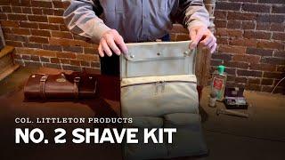 No. 2 Leather Shave Kit - Colonel Littleton