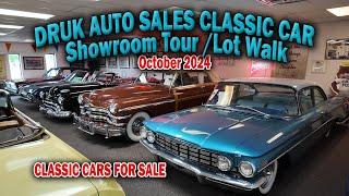 Lot Walk - Classic Cars For Sale  - Druk Auto Sales Ramsey Minnesota October 2024