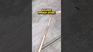 24K GOLD HOCKEY STICK? #shorts