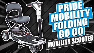 Pride Mobility   Folding Go Go Mobility Scooter