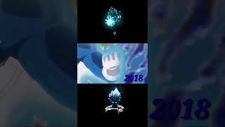 Evolution of Vegeta.(animations) #Shorts #Vegetafans