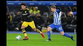 Jadon Sancho vs Hertha Berlin 17/18 (Away) 1/19/18