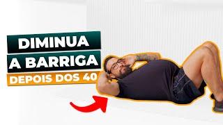 Melhor abdominal do mundo para iniciantes depois dos 40 anos | Zanon Macedo