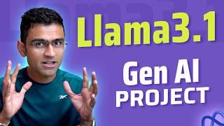 Gen AI Project Using Llama3.1 | End to End Gen AI Project