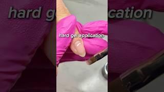 Hard Gel Overlay | How To Apply Hard Gel  #gelnails #hardgel