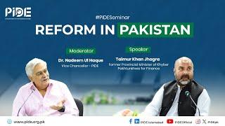 Reform in Pakistan: Decentralization, Democracy & Economic Growth