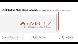 TechTalk | How to Architect Multi-Cloud Networking for Your AWS, Azure, & GCP Infrastructure