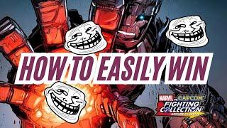 MvC2: How To Win Easily In Marvel vs Capcom 2 (No Effort, Easy Strategy) [PC/Steam/Ranked/Troll]