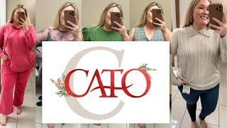 PEARL SWEATERS + PLAID VESTS  | CATO FASHIONS HAUL