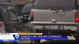 California's "Lemon Law" is getting major changes