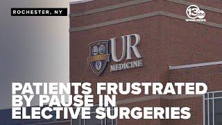 Hospital leaders, patients frustrated by pause on elective surgeries