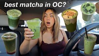 trying more OC viral matcha spots *we have a winner*