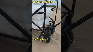 New Beach Wheels: Unmatched Performance on Dry & Wet Sand!