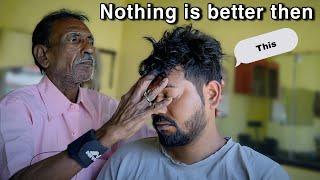 I was addicted to Head Massage - really this barber have great skills | Indian barber